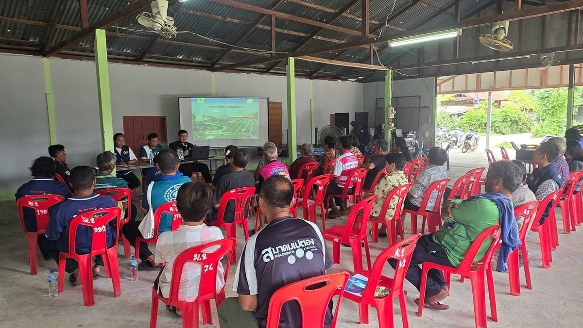 วันศุกร์ที่ 4 กันยายน 2569  จัดโครงการฝึกอบรมเกษตรกรเชิงปฏิบัติการ หลักสูตร เปิดเวทีชุมชนเพื่อร่วมตัดสินใจและลงนามข้อตกลงเบื้องต้น  งานปรับปรุงคลองส่งน้ำสาย MC โครงการส่งน้ำและบำรุงรักษามูลล่างสถานีสูบน้ำด้วยไฟฟ้า RSP22 ระยะ 2