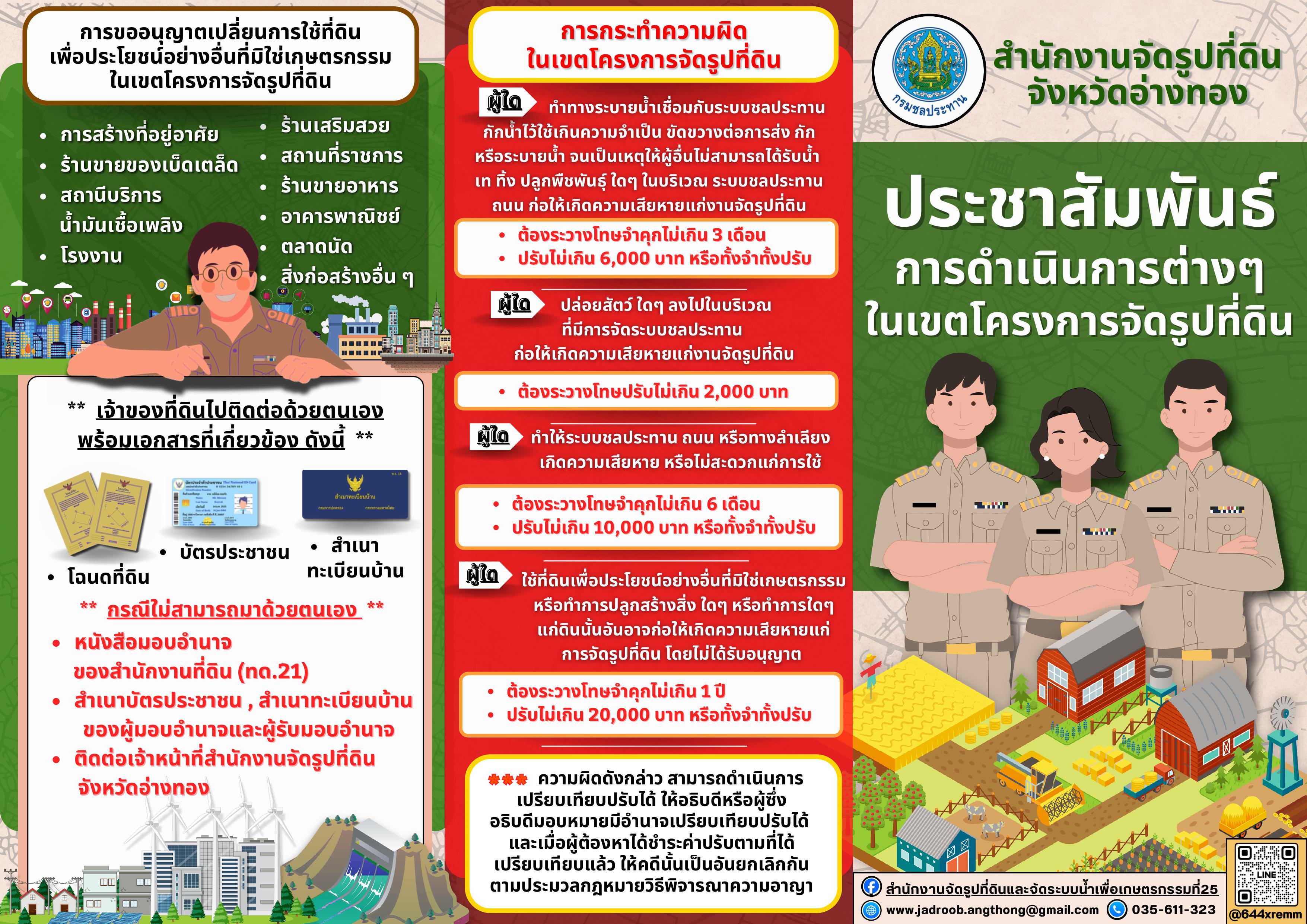 จัดรูปที่ดินจังหวัดอ่างทอง หน้า 1